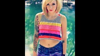 My new pixie cut/vote for my tattoos!!