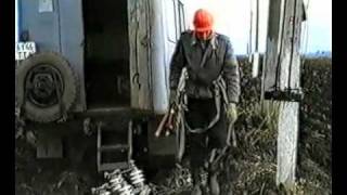 03 02 Замена линейного разъединителя на жб опоре ВЛ 10кВ вручную   14 мин