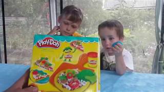 Делаем пиццу из плей до / Play Doh Pizza Party