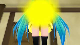 MMD Girl fart
