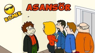 ASANSÖR | Komik Kısa Çizgi Film
