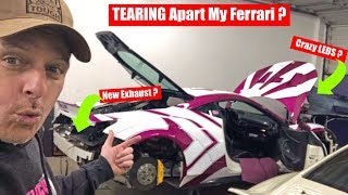 フェラーリを完全にバラしてみた！日本人とアメリカ人の職人が力を合わせて改造プロジェクトはどうなるのか？ MAJOR JDM Upgrades for My Ferrari?