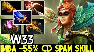 W33 [Windranger] Imba -55% CD Spam Skill Hard Counter PA Build 7.22 Dota 2