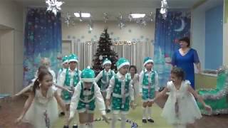 Новогодний праздник. Детский сад Эрудит 2017-2018. Подготовительная группа.