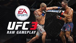 EA Sports UFC 3, Early Beta RAW Gameplay, Kevin Lee vs Dustin Poirier