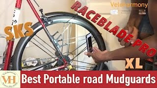 Best portable road bike Mudguards | How to fit SKS-Germany Raceblade Pro XL road bike mudguards