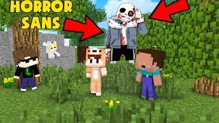 CÙNG CHƠI TRỐN TÌM VỚI HORROR SANS !!! ☠️☠️☠️ - MINECRAFT
