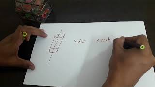 पृष्ठीय क्षेत्रफल  – Combination of solids  - Surface Area , Volume of 3D Shapes – Part 2 – in Hindi