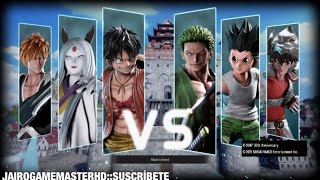 JUMP FORCE NARUTO VS ICHIGO KUROSAKI GAARA KAKASHI HATEKE KAGUYA OTSUTSUKI  ZORO RORONOA  PS4( 2019)