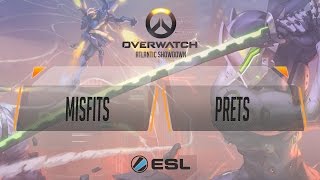 Overwatch - Misfits vs Prets - Atlantic Showdown EU Qualifier #1 - Quarterfinal