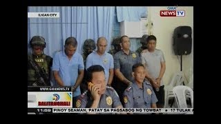 BT: 2 miyembro ng PNP-HPG 10 at 2 civilian aide na umano'y sangkot sa pangongotong, arestado