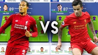 Present 2019 Liverpool Team VS Former Liverpool Team - FIFA 19 Experiment