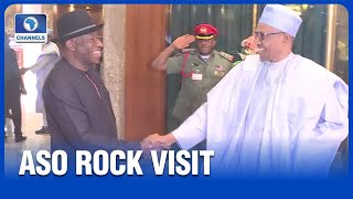 FULL VIDEO: Ex-President Jonathan Visits Buhari