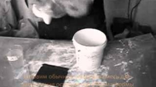 Светящийся декоративный камень - светящийся гипс