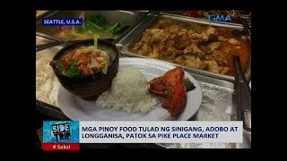 Saksi: Mga Pinoy food tulad ng sinigang, adobo at longganisa, patok sa Pike Place Market