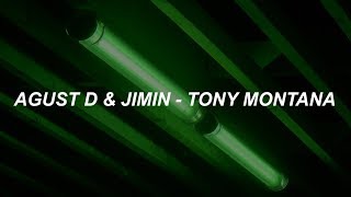 Agust D 'Tony Montana (Feat. Jimin)' Easy Lyrics