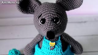 Амигуруми: схема Мышка Пи. Игрушки вязаные крючком - Free crochet patterns.