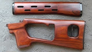 Замена приклада и цевья на карабине Тигр