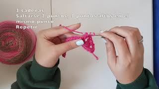 Granny Stripes o Granny en Línea Recta a crochet - FÁCIL
