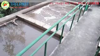 Cận cảnh Hút vận chuyển Bùn vi sinh bằng xe bồn chuyên dụng