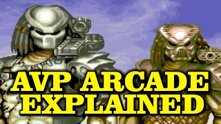 AVP ARCADE GAME STORY EXPLAINED ALIEN VS PREDATOR CAPCOM