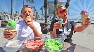 How to Make the Best Edible Kinetic Sand Ice Cream Cone! Full Recipe!