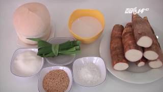 (VTC14)_ Khoai mì hấp nước cốt dừa - Đặc sản vùng đất thép Củ Chi