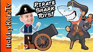 Giant PIRATE SHARK Egg! We Review Imaginext Toys with HobbyKids