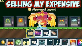 Selling All My Expensive Items P.t2 ( Getting 2000Dls ) | GrowTopia