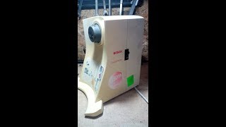 Мясорубка BOSCH 1550W гудит, но не вращает - РЕМОНТ