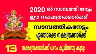 2020ൽ ഇവർ സാമ്പത്തികമായി കുതിച്ചുയരും Astrology Malayalam