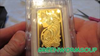 5 OUNCE PAMP SUISSE GOLD BAR - APMEX UNBOXING