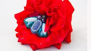 Брошь муха из бисера и камней своими руками. Мастер класс