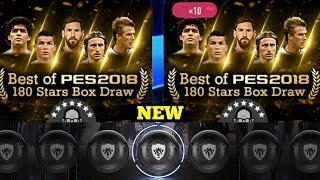 NEW !!! BEST OF PES 2018 180 STARS BOX DRAW !!!