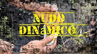 Nudo Dinamico- Rappel con un mosqueton .