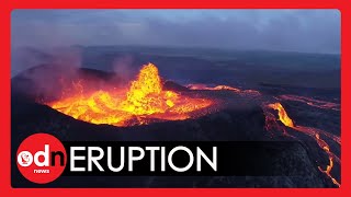 Incredible CLOSE-UP View of Volcano Erupting