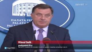 DODIK PRISTAO NA SASLUŠANJE U TUŽILAŠTVU, ALI POD JEDNIM USLOVOM (27 09 2016)