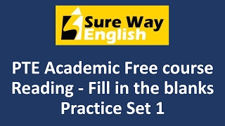 PTE Fill in the Blanks Practice Questions with Answers and Explanations