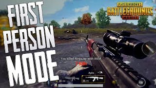 PUBG MOBILE | First person mode - FIRST LOOK | fpp pubg mobile
