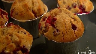 Юлия Высоцкая — Апельсиновые маффины с клюквой