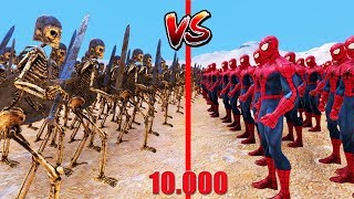 10.000 ÖRÜMCEK ADAM vs 10.000 ZOMBİ  ? Süper Kahramanlar