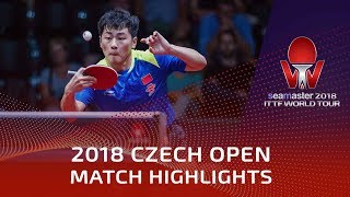 Zheng Peifeng vs Marcos Freitas | 2018 Czech Open Highlights (Final)