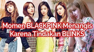 Momen Lisa , Rose , Jennie BLACKPINK Menangis Karena Tersentuh Oleh Dukungan BLINKS