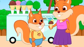 Famille d'Écureuil - Choisissez Votre Saveur De Glace Animé 2022 en Français