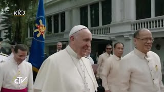 Visite du Pape François au président des Philippines