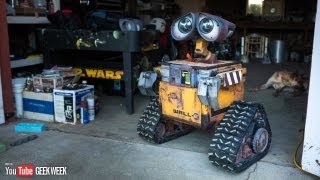 Making a Real Life-Size Wall-E Robot (Geek Week!)