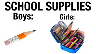 Boys vs Girls Memes