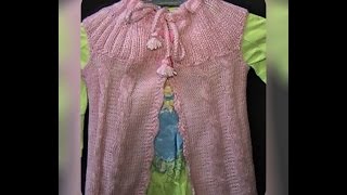жилет спицами на 4 года -vest knitting for 4 years