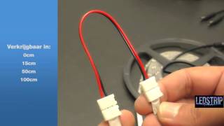 Led strip verlengkabel met connector