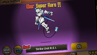 The Battle Cats - OPENING RARE CAT CAPSULES! TONS OF UBER SUPER RARE CATS! NEW RARE CAT CAPSULES?!